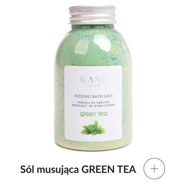 Sól do kąpieli zielona herbata