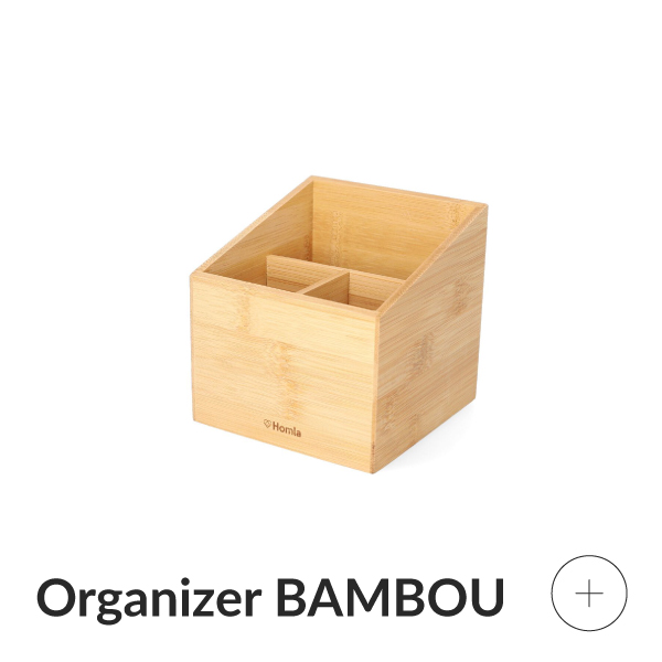 Organizer bambusowy