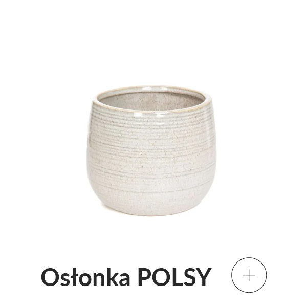 Osłonka na doniczkę ceramiczna