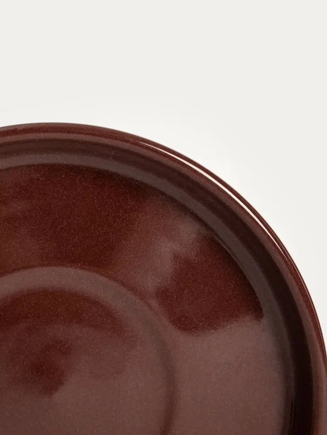Filiżanka ze spodkiem FAMELIO brązowa 0,2 l