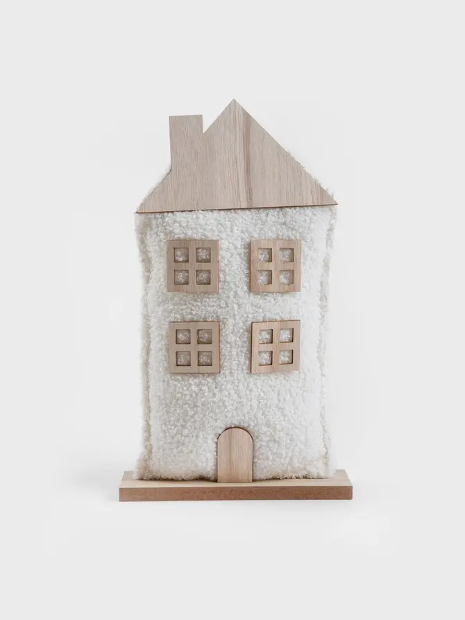 Domek HOMIS bukla biały 35 cm