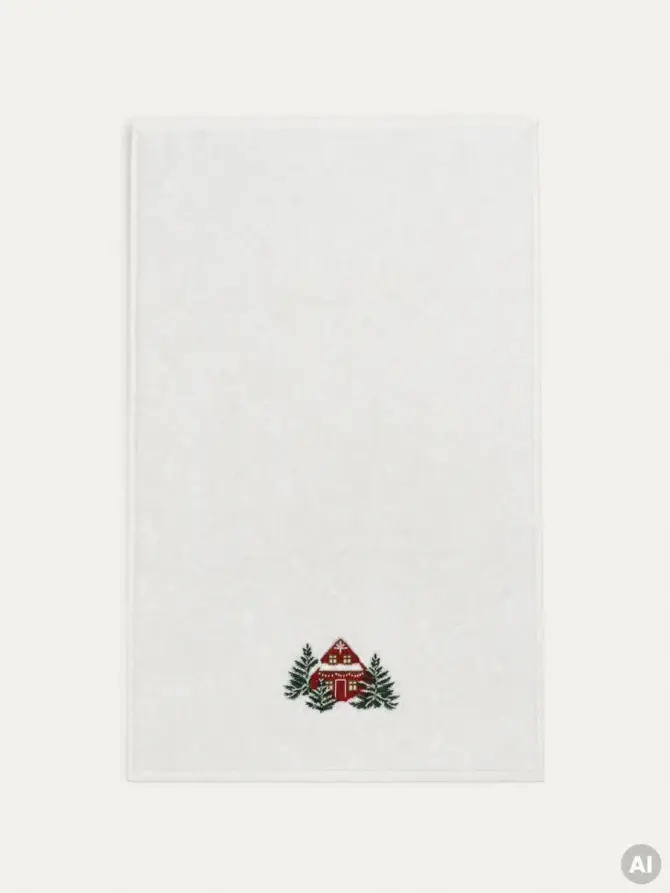 Ręcznik SNOWY ze świątecznym motywem 45x75 cm