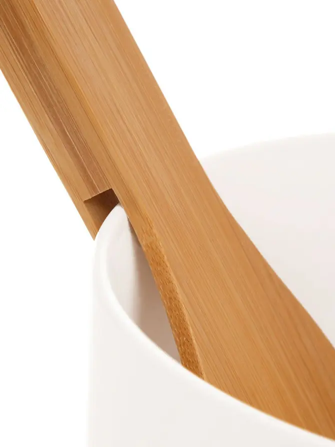 Misa FINCAN do sałat z bambusowymi łyżkami 17 cm