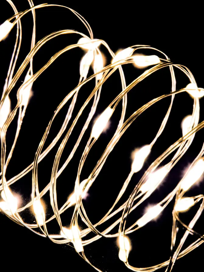 Lampki LUMERE dekoracyjne, światło: ciepła biel 80 LED