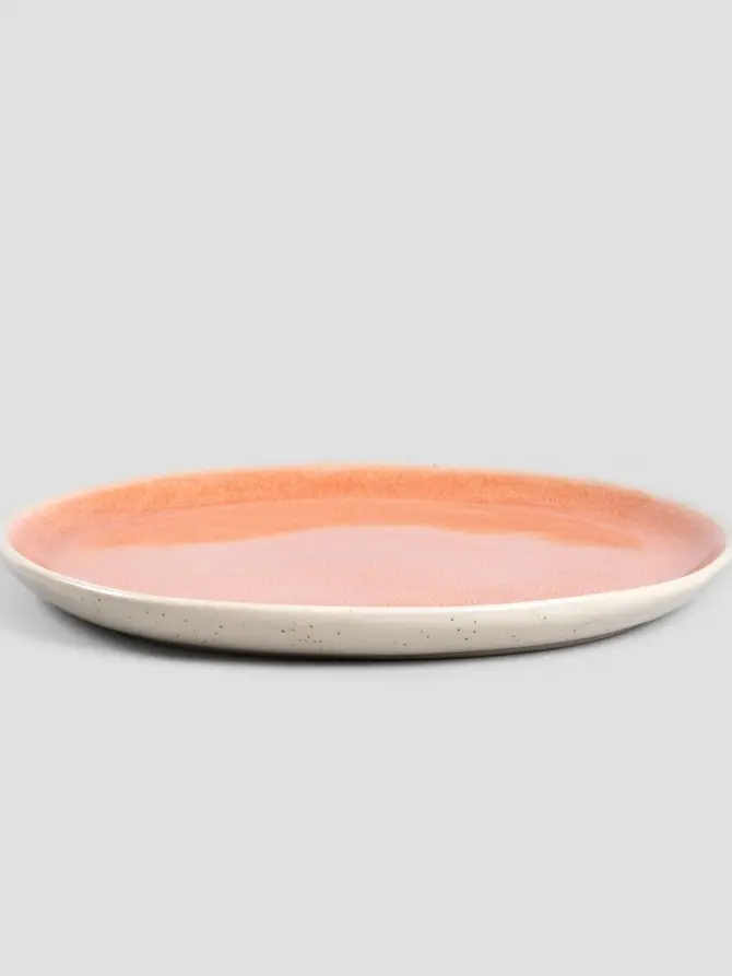 Talerz SEDANO deserowy koralowy 20 cm