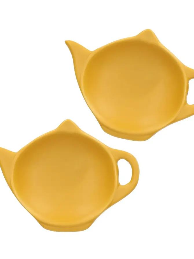 Spodek LARRA musztardowy, 2 szt. 12 cm