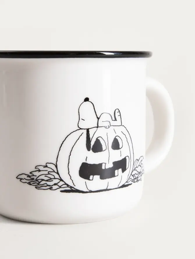 Kubek SNOOPY z dynią biały 0,35 l