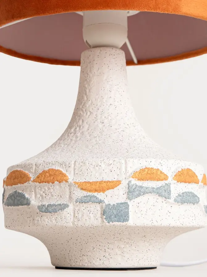 Lampa stołowa CHEVET ceramiczna 20x20x36,5 cm