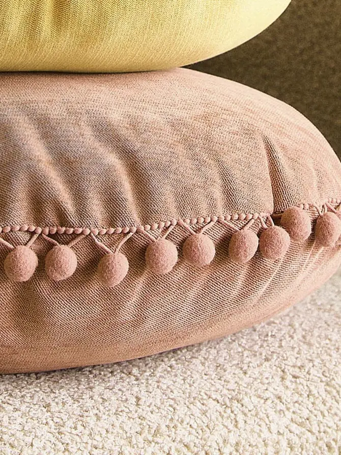 Poduszka ESLOV ceglasta okrągła 40 cm