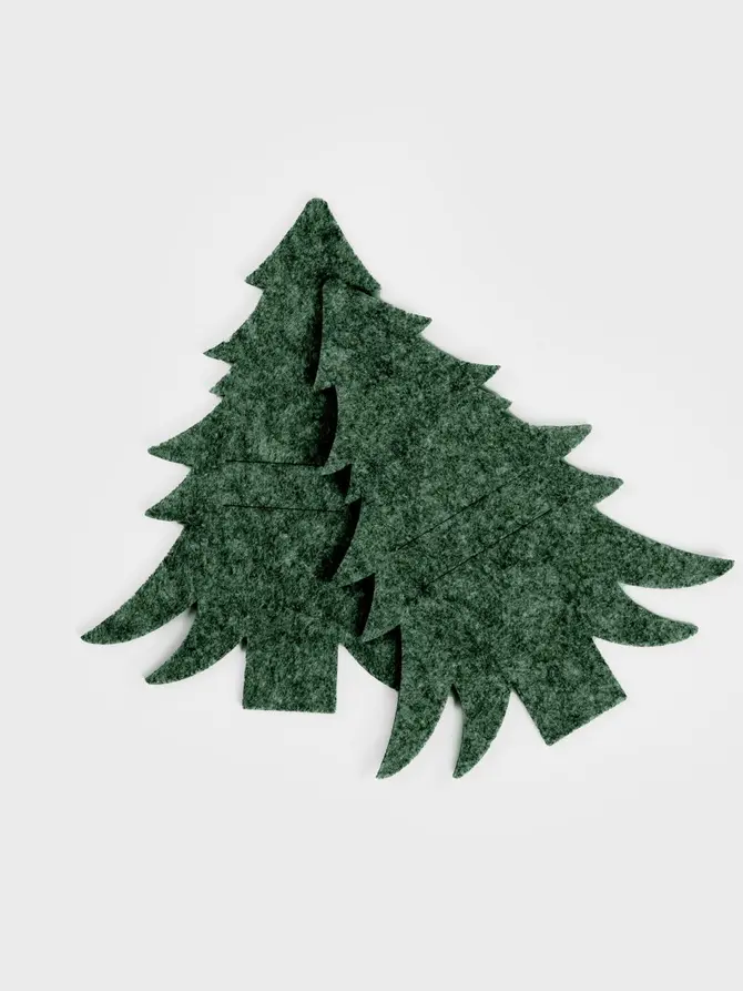 Etui LORRE na sztućce zielone 2 szt. 23 cm