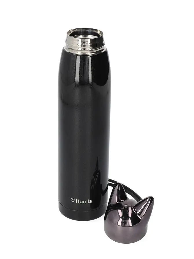 Termos FOXY czarny z uszami 0,32 l