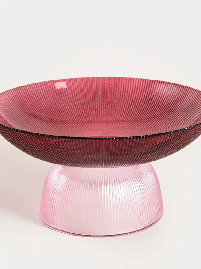 Patera MEGALO bordowo-różowa 25 cm