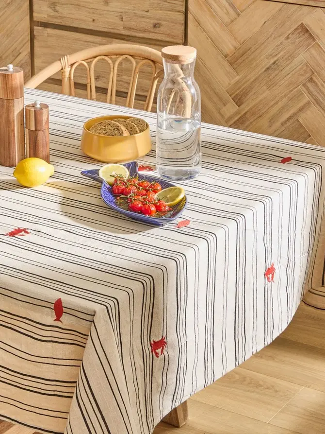 Obrus OCEANIA beżowy 150x250 cm
