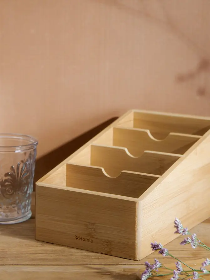 Organizer BAMBOU kuchenny bambusowy 25x13 cm