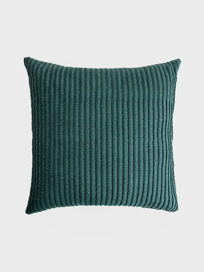 Poszewka GLACIAL połyskująca zielona 45x45 cm