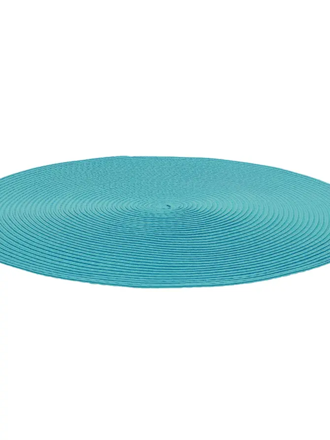 Podkładka do jadalni okrągła turkusowa PINTO 38 cm SS21 989494