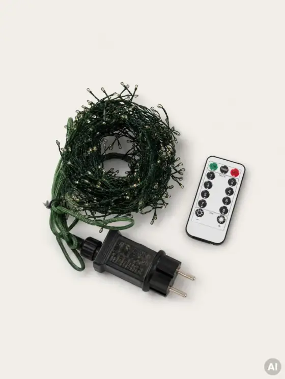 Lampki ILUMES gęsto skręcone 603 LED, 150 cm