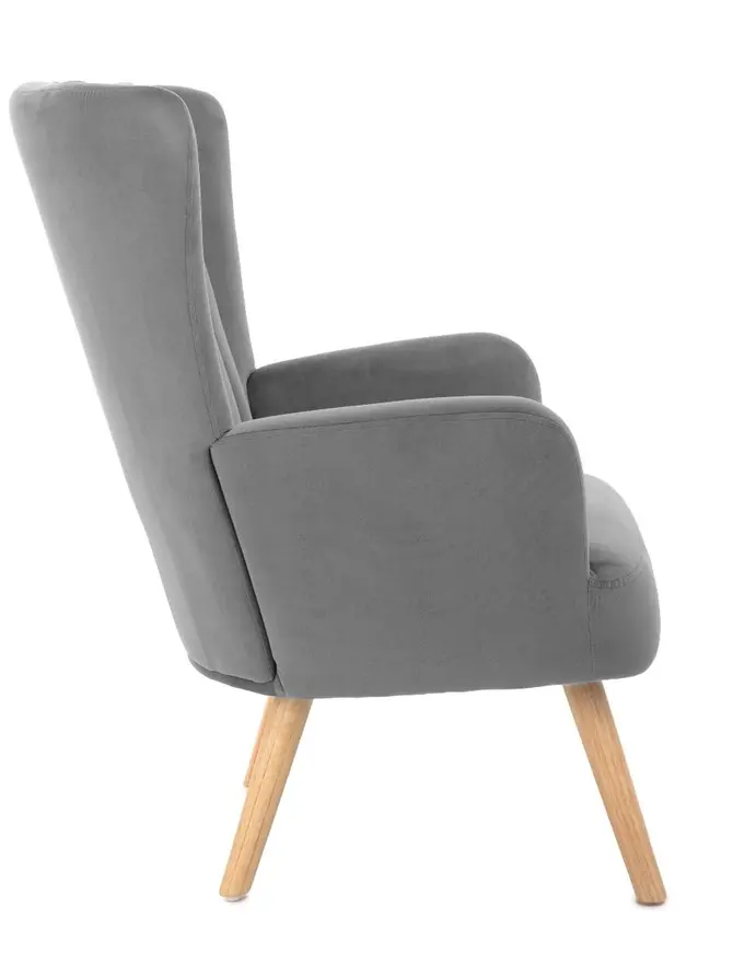 Fotel MILLS szary 75x79x102 cm