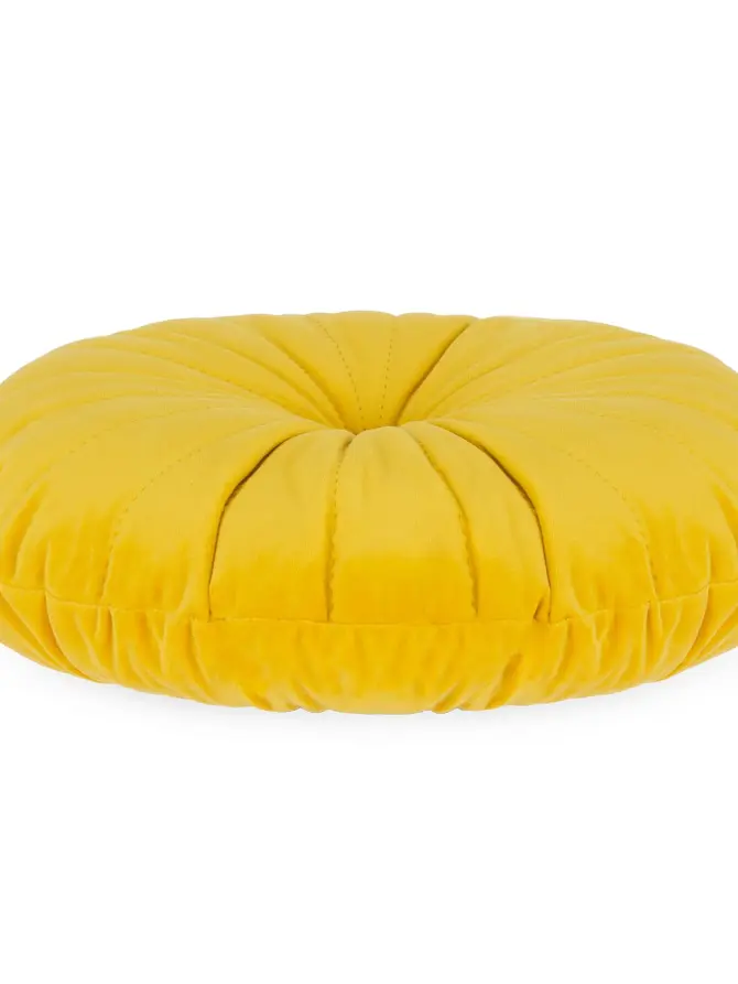 Poduszka okrągła musztardowa OLLIE 40 cm AW19 934272