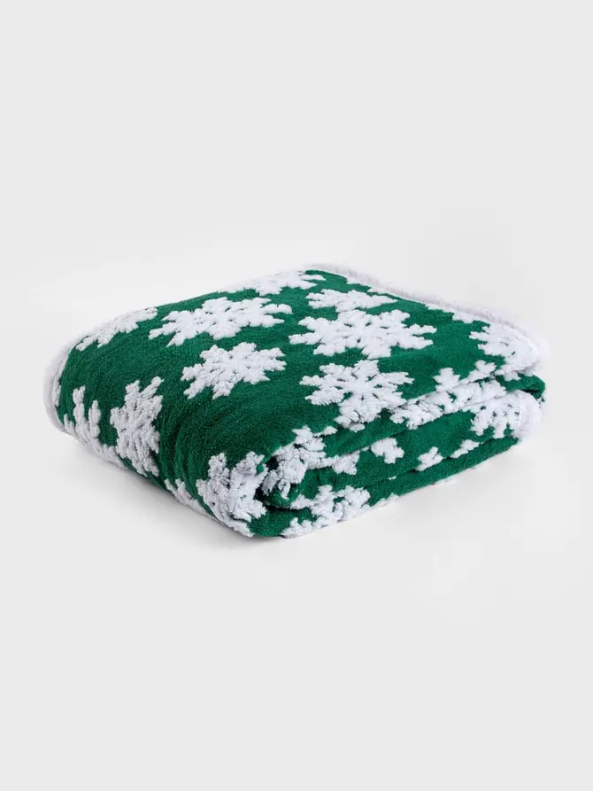 Koc MITTENS w gwiazdy zielony 150x200 cm