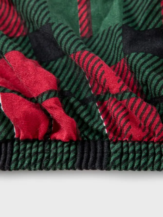 Prześcieradło TARTAN jersey z wzorem 90x200 cm
