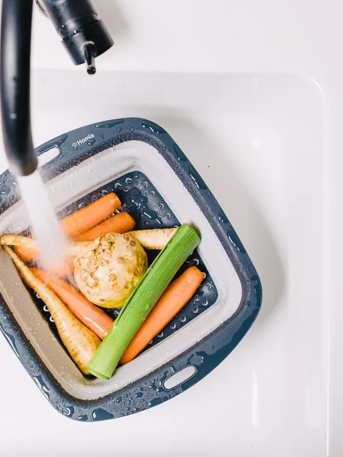 Durszlak EASY COOK składany kwadratowy 
