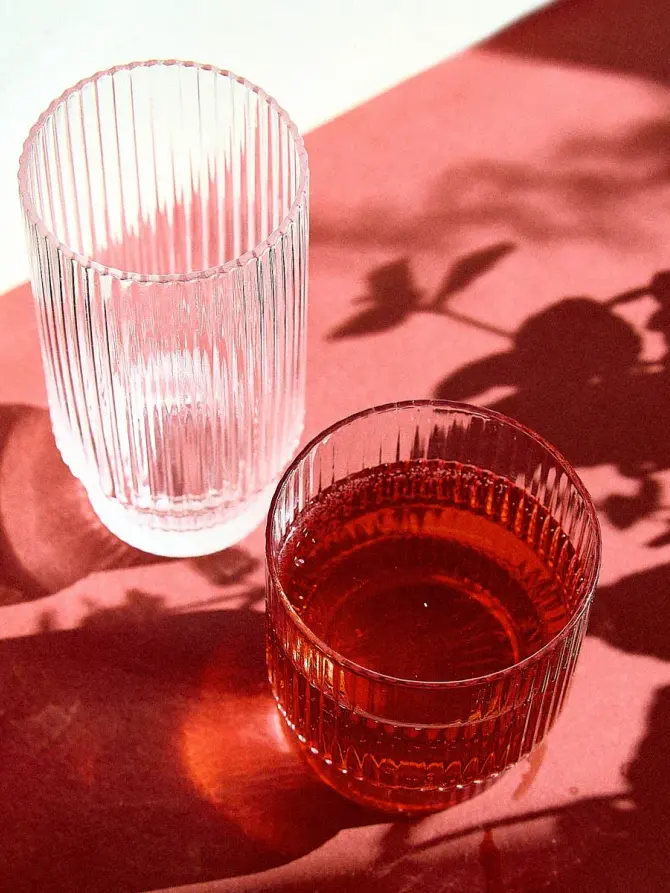 Szklanka LYNNASO piętrowana transparentna niska, 3 szt. 0,2 l