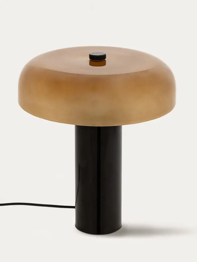 Lampa JODY bursztynowa 33x37 cm