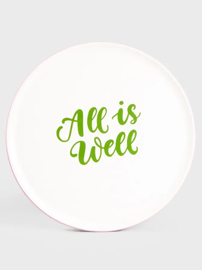 Talerz SERRA do pizzy "all is well" 32 cm