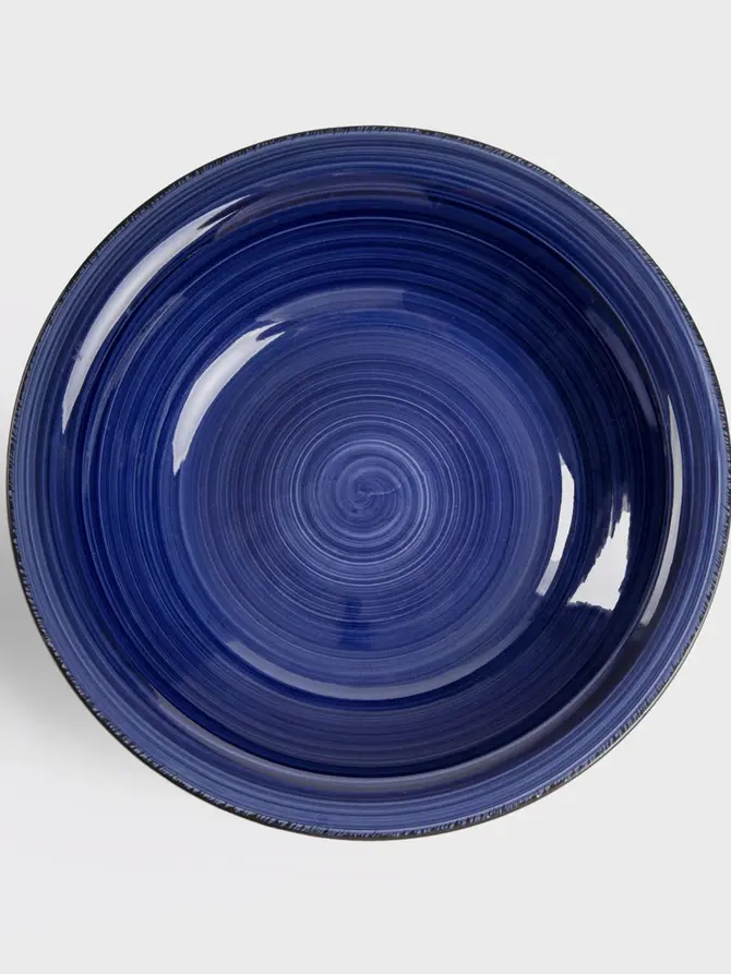 Zestaw talerzy OBLAN głębokich granatowych, 4 szt. 21 cm