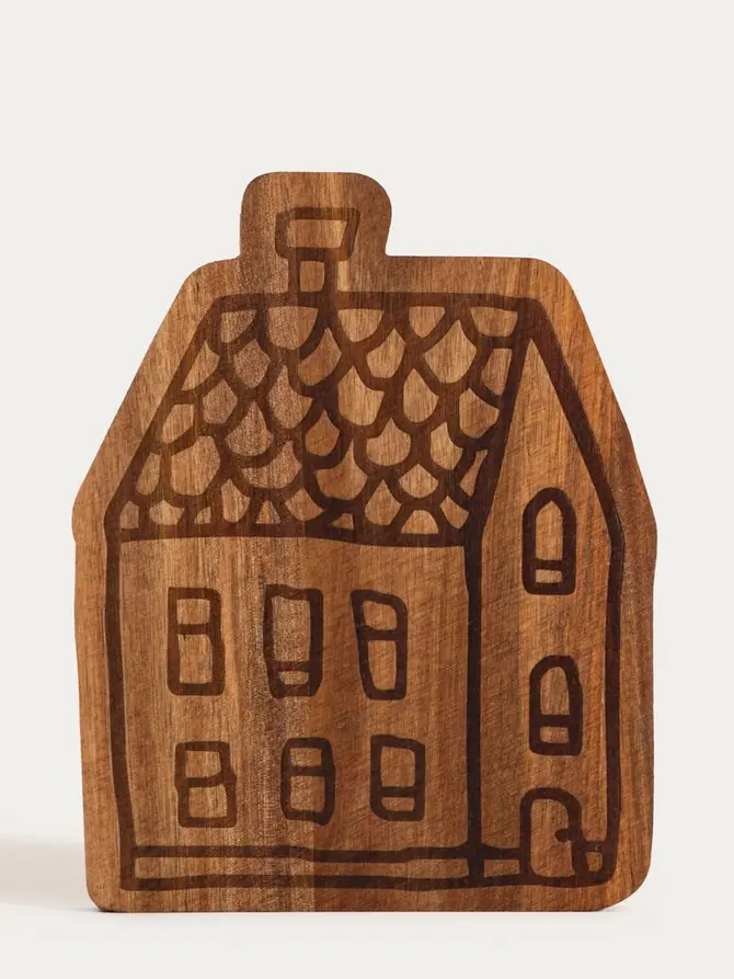Deska do serwowania SILJAN w kształcie domku 25x19,5cm