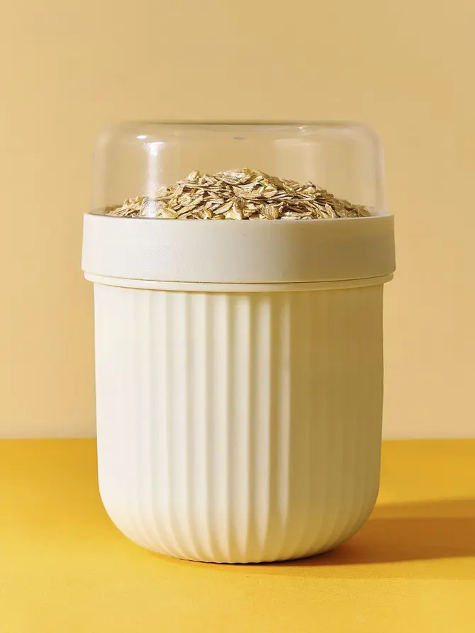 Pojemnik NOVARA na jogurt szary 0,65 + 0,2l