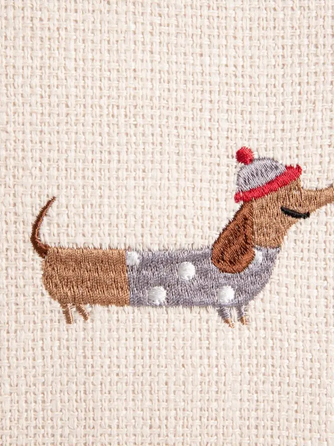 Poszewka PETSY w jamniki 45x45 cm