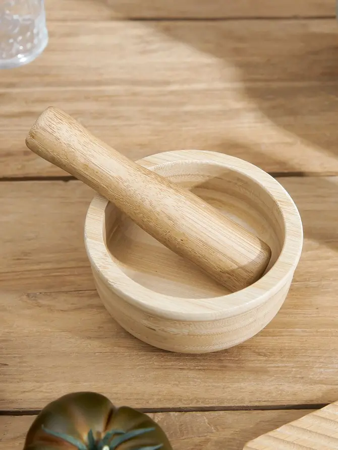 Moździerz BAMBOU bambusowy 12x6 cm