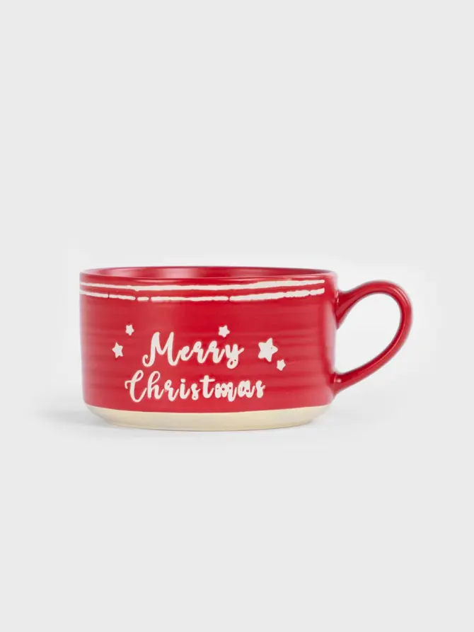 Kubek LAPOS czerwony Merry Christmas 0,6 l