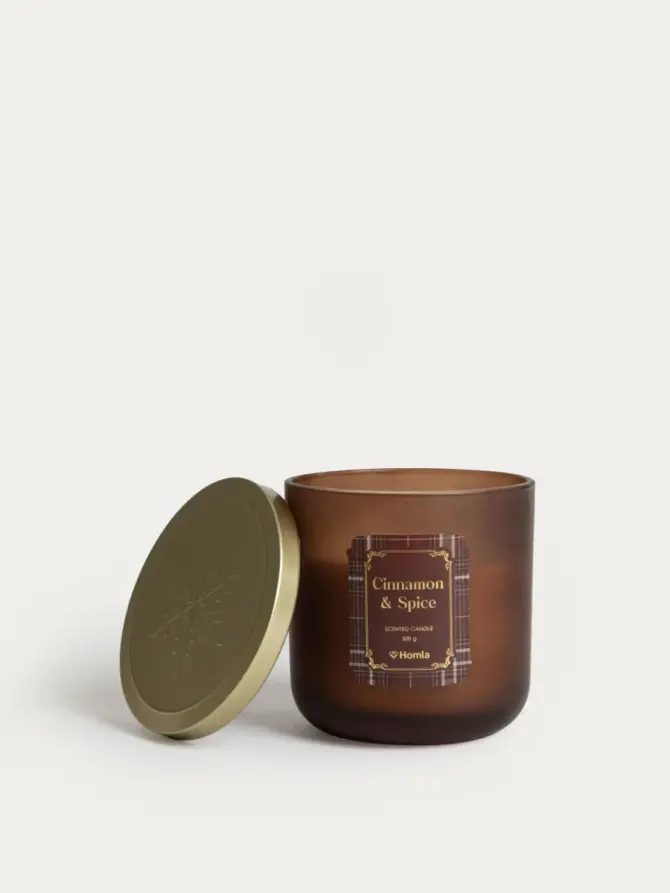Świeca zapachowa CHEQUERED Cinnamon & Spice 300 g