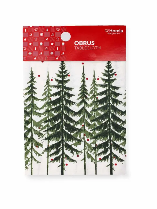 Obrus SKOV z choinkami 150x220 cm