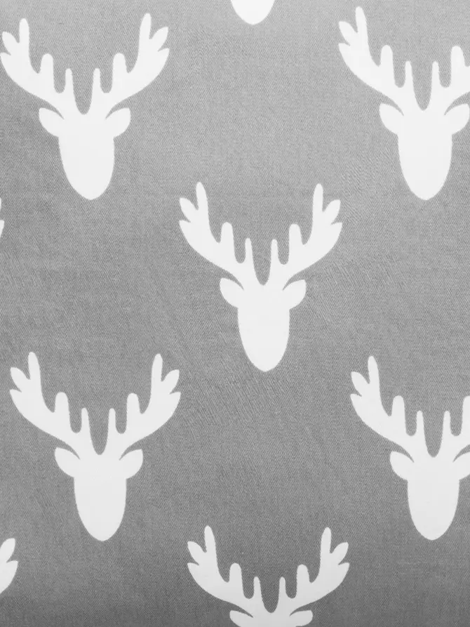 Poszewka REINDEER szara 45x45 cm
