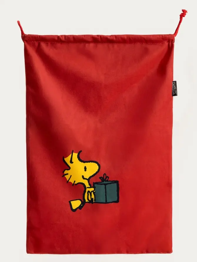 Worek SNOOPY z prezentami 34x50 cm