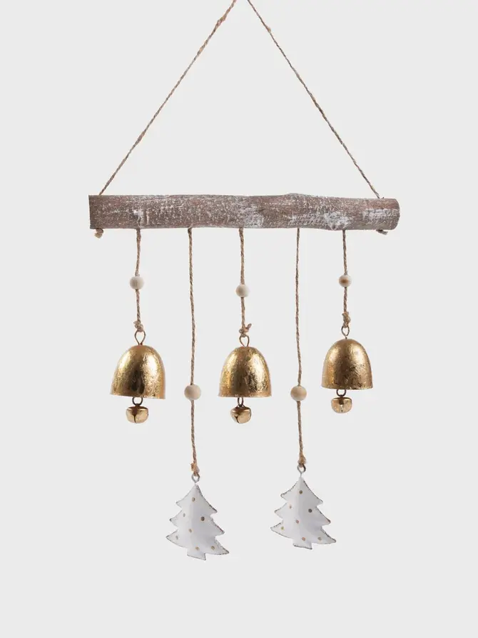 Girlanda OLDY METAL z dzwonkami 43 x 22 x 4,5 cm