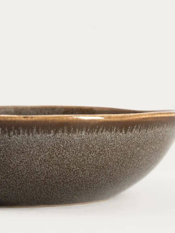 Talerz MYSTIC głęboki szary 19 cm