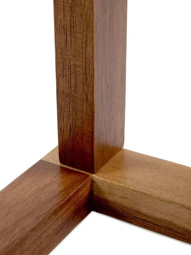 Stojak na ręczniki ASSEL drewniany naturalny 41x33x51,2 /66,3/81,8 cm