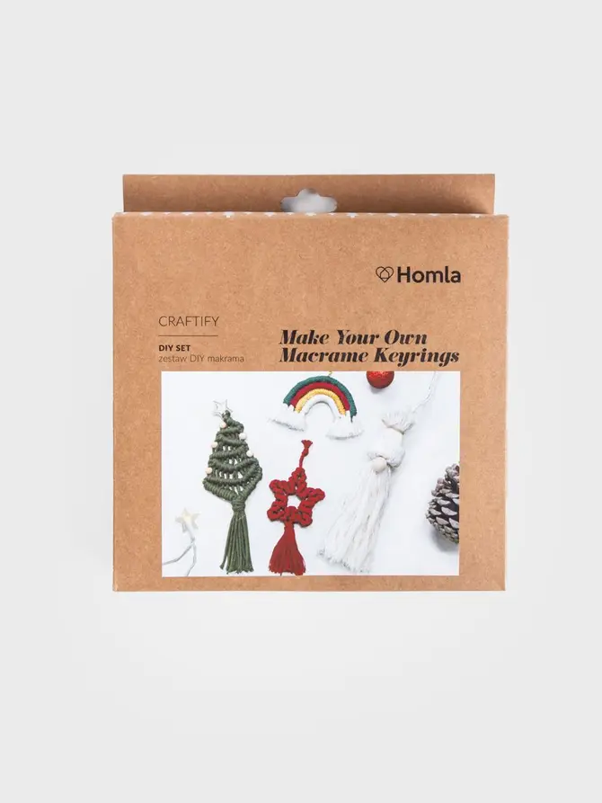 Zestaw DIY CRAFTIFY makrama 21x20x4 cm