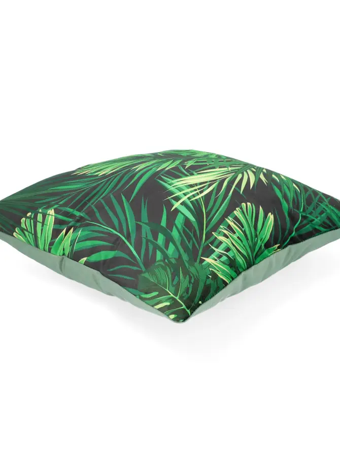 Poszewka w zielone liście BJUR 45x45 cm ALL 911235