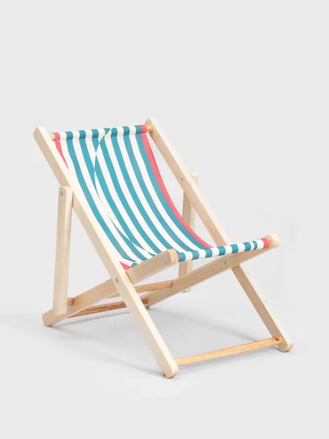 Leżak COLOR SPECTRUM drewniany mini naturalny 42x58,5x52,5