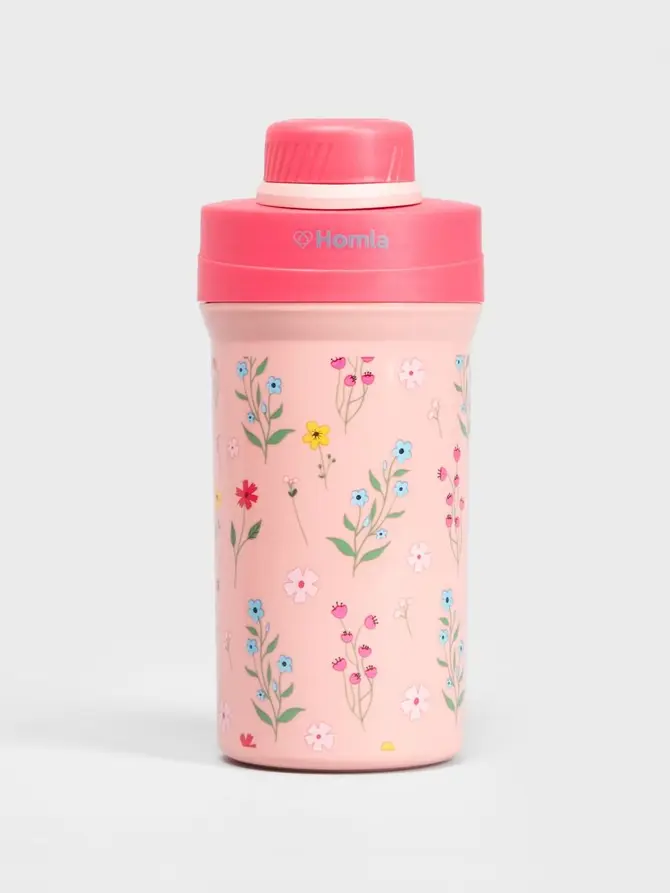 Zestaw lunchbox B2 LUSY różowy z kubkiem 1,8l + 0,5l