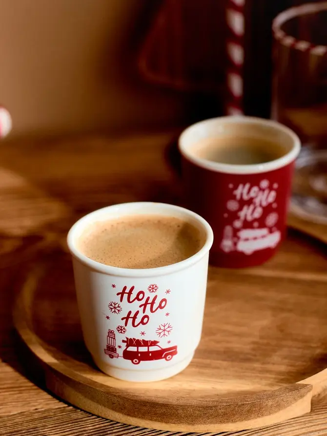 Zestaw kubków CORTO do espresso XMAS, 2 szt. 0,08 l