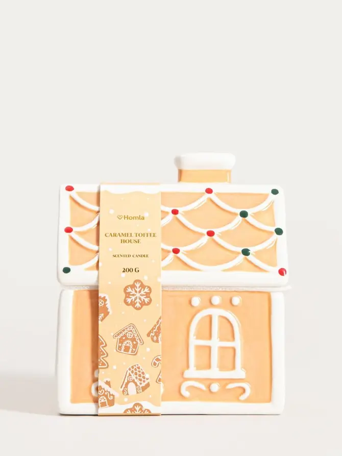Świeca zapachowa GINGERBREAD Caramel Toffee House 200 g