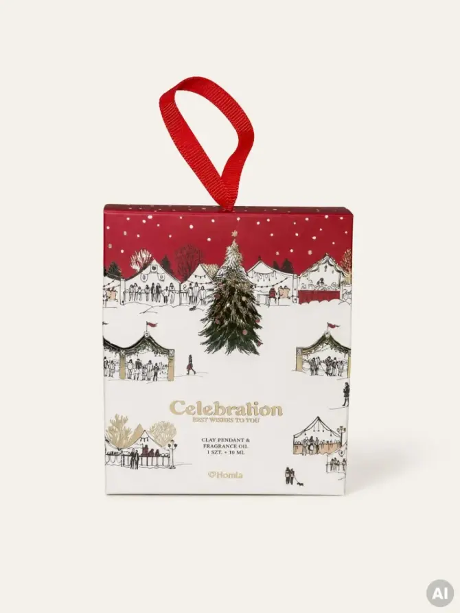 Zawieszka zapachowa CELEBRATION Festive Berry 1 szt. + 10 ml