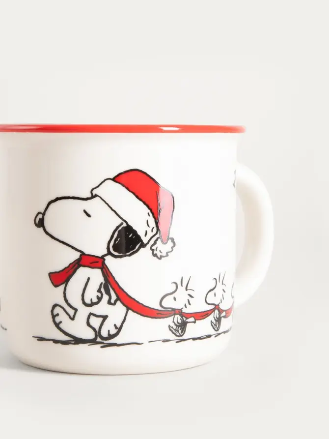 Kubek SNOOPY Snoopy w czapce mikołaja 0,35 l